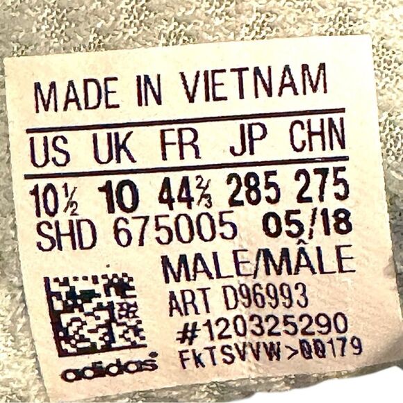 Adidas Men’s Sneakers Size 10.5 Medium I-5923 Ash Green Pre-Owned - Picture 7 of 7